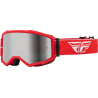 MASQUE FLY ZONE ROUGE/BLANC Lunette moto cross