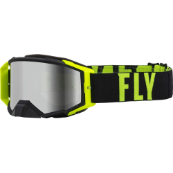 MASQUE FLY ZONE PRO NOIR/JAUNE FLUO Lunette moto cross