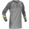 MAILLOT FLY WINDPROOF 2021 GRIS/JAUNE FLUO Maillot moto cross