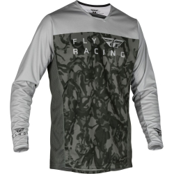 MAILLOT FLY RADIUM GRIS CAMO Maillot moto cross