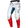 PANTALON CROSS ENFANT FLY RAYCE ROUGE/BLANC/BLEU Pantalon moto cross enfant