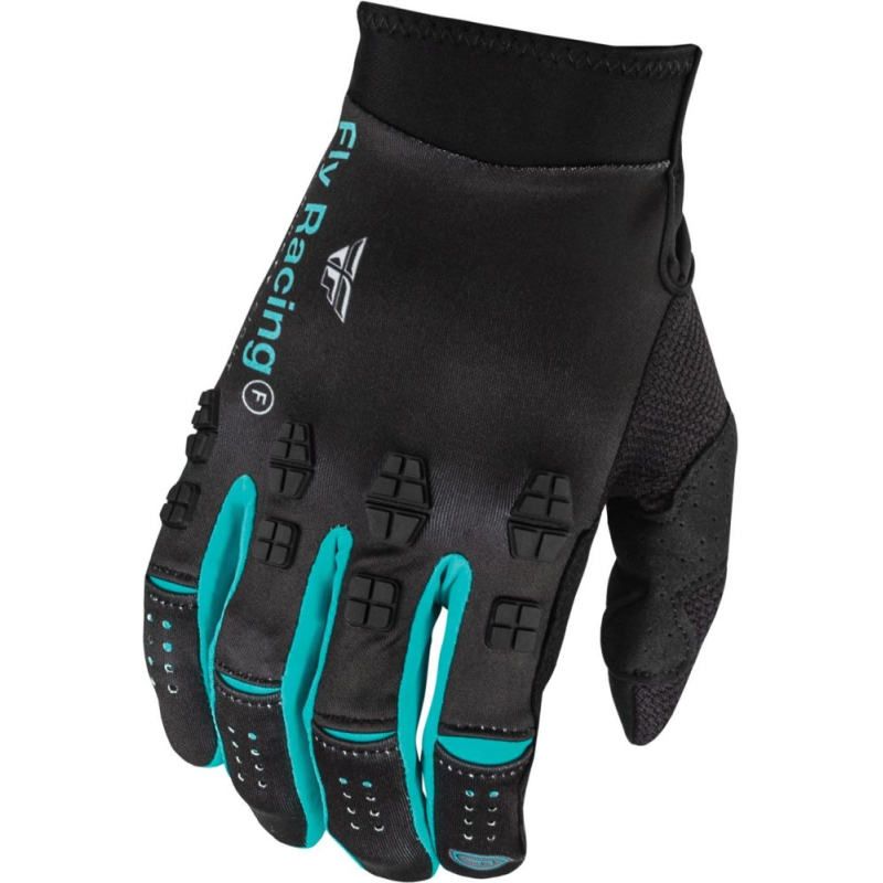 GANTS CROSS FLY EVO S.E. STROBE NOIR/BLEU Gant moto cross