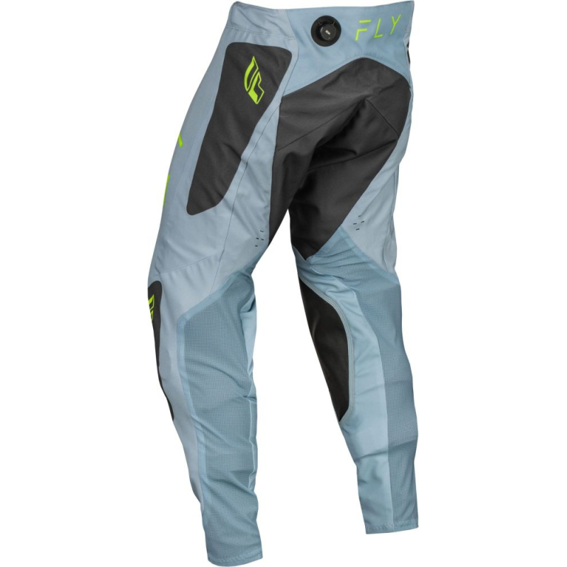 PANTALON CROSS FLY EVO ICE GRIS/NEON VERT Pantalon moto cross