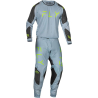 PANTALON CROSS FLY EVO ICE GRIS/NEON VERT Pantalon moto cross