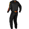 PANTALON CROSS FLY F-16 NOIR/JAUNE/ORANGE ENFANT Pantalon moto cross enfant