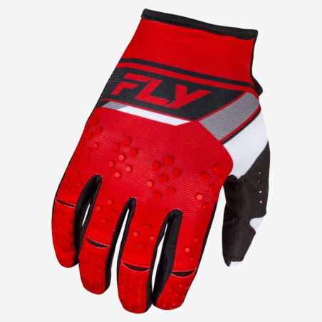 GANTS CROSS FLY KINETIC PRIX ROUGE/GRIS/BLANC Gant moto cross