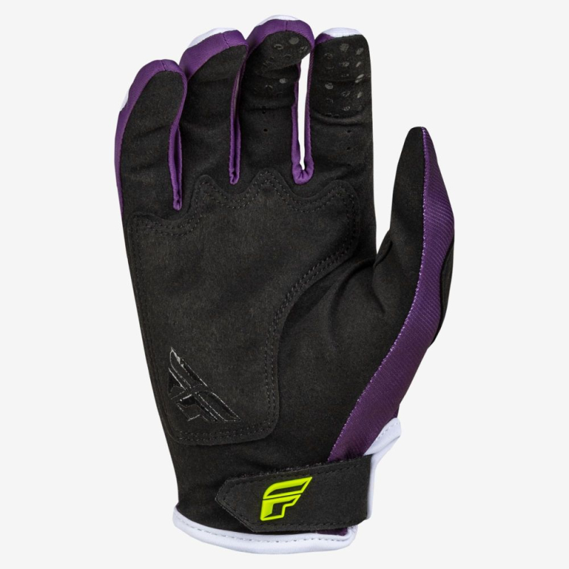 GANTS CROSS FLY KINETIC RELOAD VIOLET/BLANC/JAUNE FLUO Gant moto cross