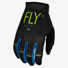 GANTS CROSS ENFANT FLY KINETIC PRODIGY CHARCOAL/NEON GREEN/TRUE BLUE  Gant moto cross enfant