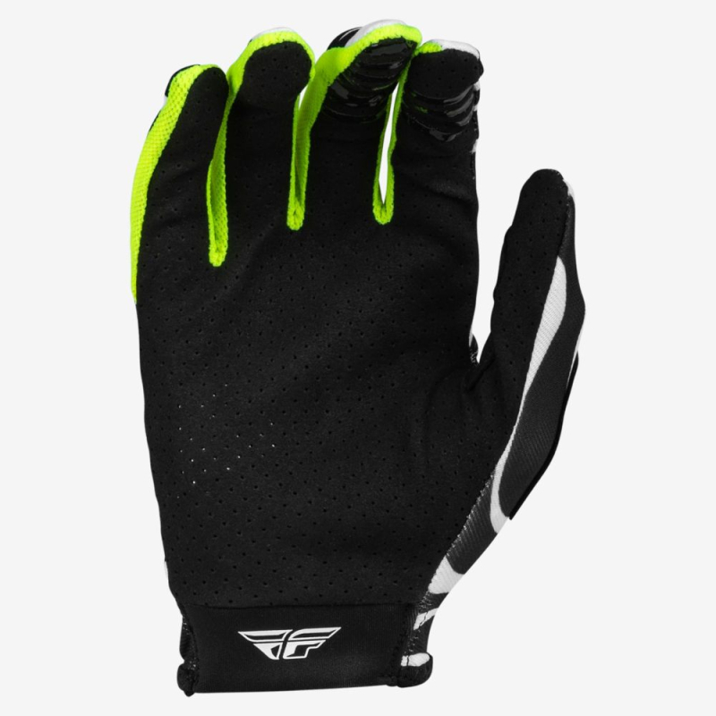 GANTS CROSS FLY LITE UNCAGED NOIR/BLANC/NEON JAUNE Gant moto cross