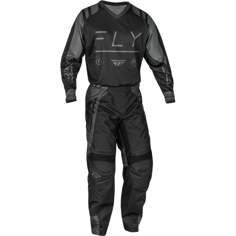 MAILLOT CROSS FLY F-16 NOIR/CHARCOAL Maillot moto cross