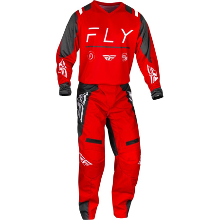 PANTALON CROSS FLY F-16 ROUGE Pantalon moto cross