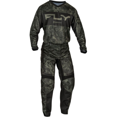 PANTALON CROSS FLY F-16 S.E. KRYPTEK MOSS VERT/NOIR Pantalon moto cross