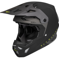 CASQUE FLY FORMULA CP SLANT NOIR/GRIS/JAUNE FLUO Casque moto cross