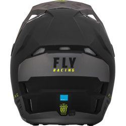 CASQUE FLY FORMULA CP SLANT NOIR/GRIS/JAUNE FLUO Casque moto cross