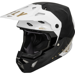 CASQUE FLY FORMULA CP SLANT NOIR/BLANC/GOLD Casque moto cross