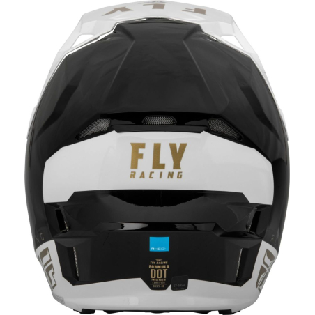 CASQUE FLY FORMULA CP SLANT NOIR/BLANC/GOLD Casque moto cross