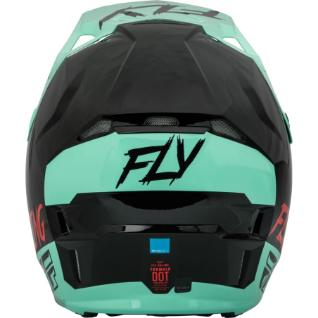 CASQUE FLY FORMULA CP SLANT NOIR/MINT/ROUGE Casque moto cross