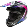 CASQUE CROSS FLY FORMULA CP KRYPTON BLANC/NOIR/VIOLET Casque moto cross