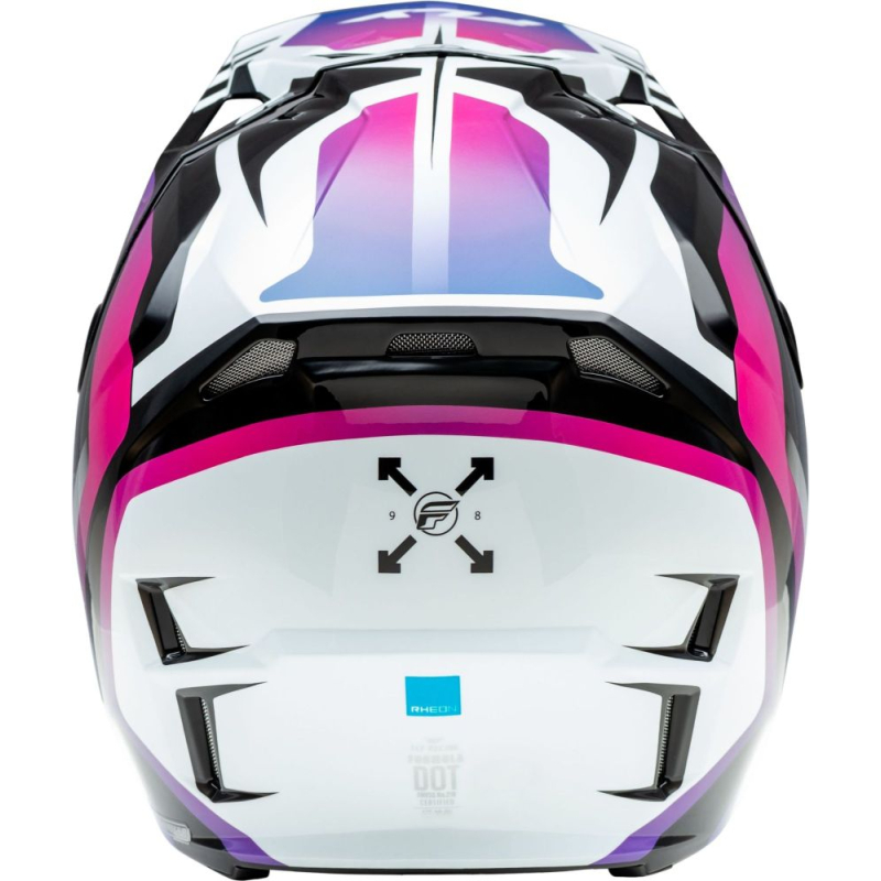 CASQUE CROSS FLY FORMULA CP KRYPTON BLANC/NOIR/VIOLET Casque moto cross