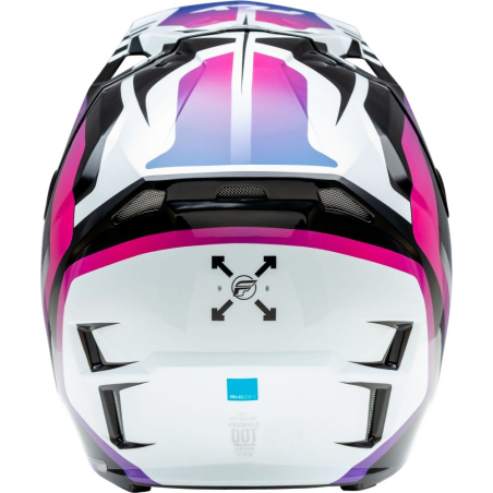 CASQUE CROSS FLY FORMULA CP KRYPTON BLANC/NOIR/VIOLET Casque moto cross