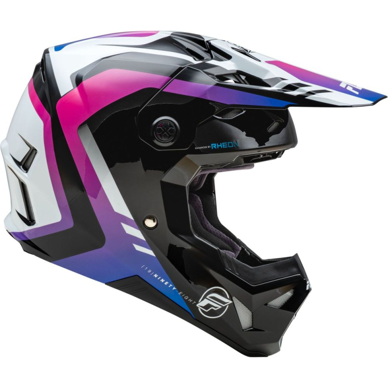 CASQUE CROSS FLY FORMULA CP KRYPTON BLANC/NOIR/VIOLET Casque moto cross