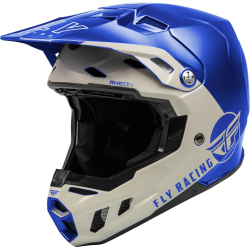 CASQUE FLY CARBONE FORMULA CC CENTRUM BLEU METALLIC/GRIS CLAIR Casque moto cross