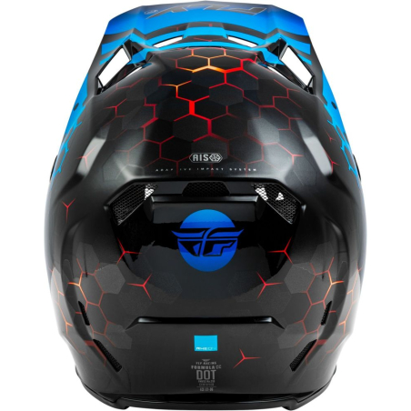 CASQUE CROSS CARBONE FLY FORMULA CC TEKTONIC NOIR/BLEU/ROUGE Casque moto cross