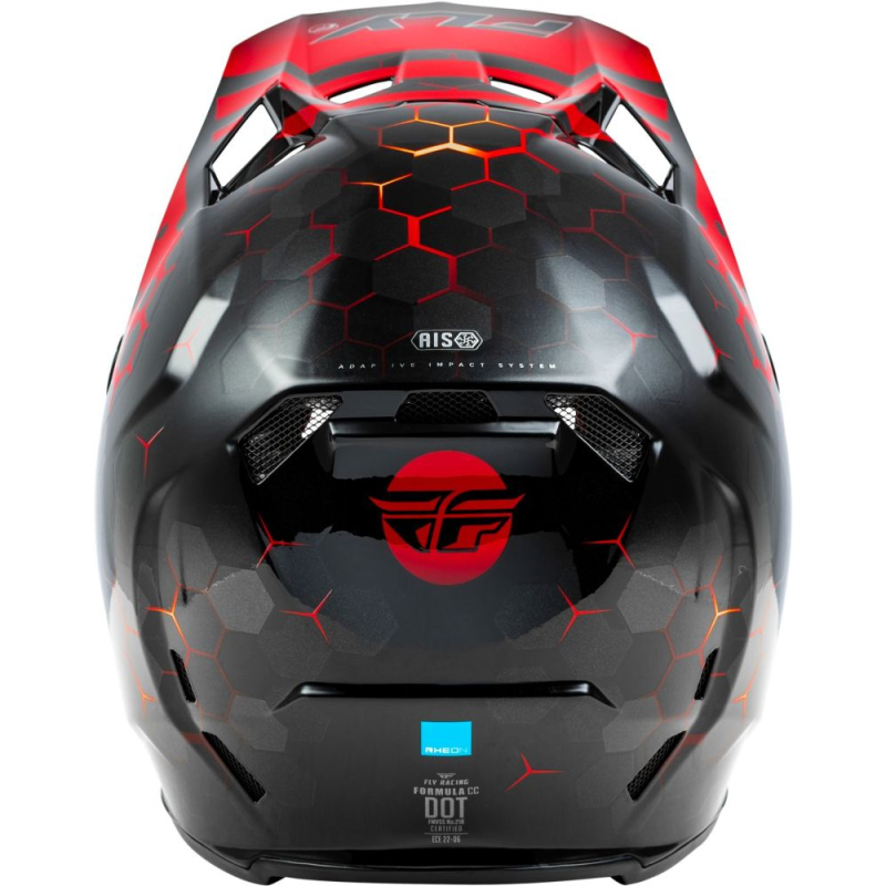 CASQUE CROSS FLY CARBONE FORMULA CC TEKTONIC NOIR/ROUGE Casque moto cross