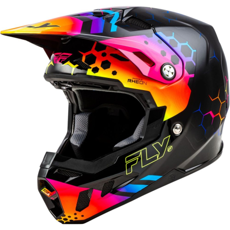 CASQUE CROSS CARBONE FLY FORMULA CC TEKTONIC NOIR/SUNSET Casque moto cross