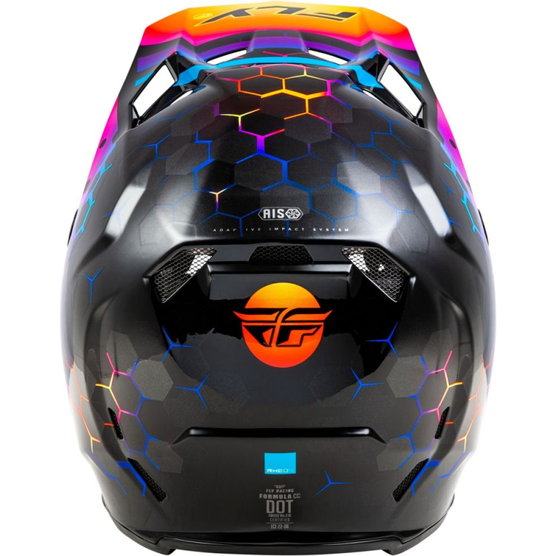 CASQUE CROSS CARBONE FLY FORMULA CC TEKTONIC NOIR/SUNSET Casque moto cross