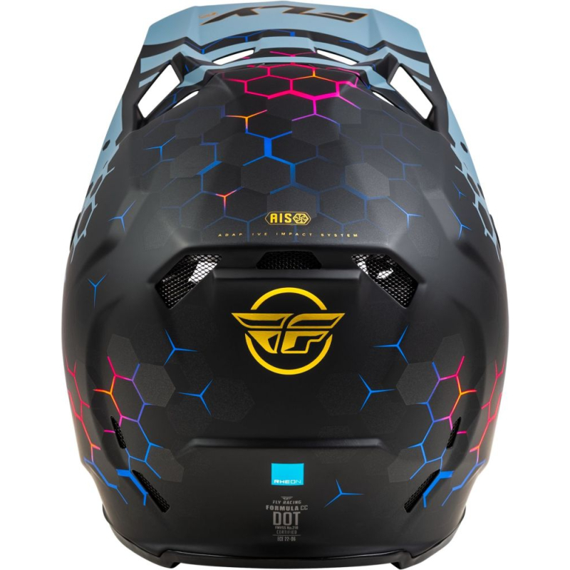 CASQUE CROSS CARBONE FLY FORMULA CC TEKTONIC NOIR/BLEU MAT Casque moto cross