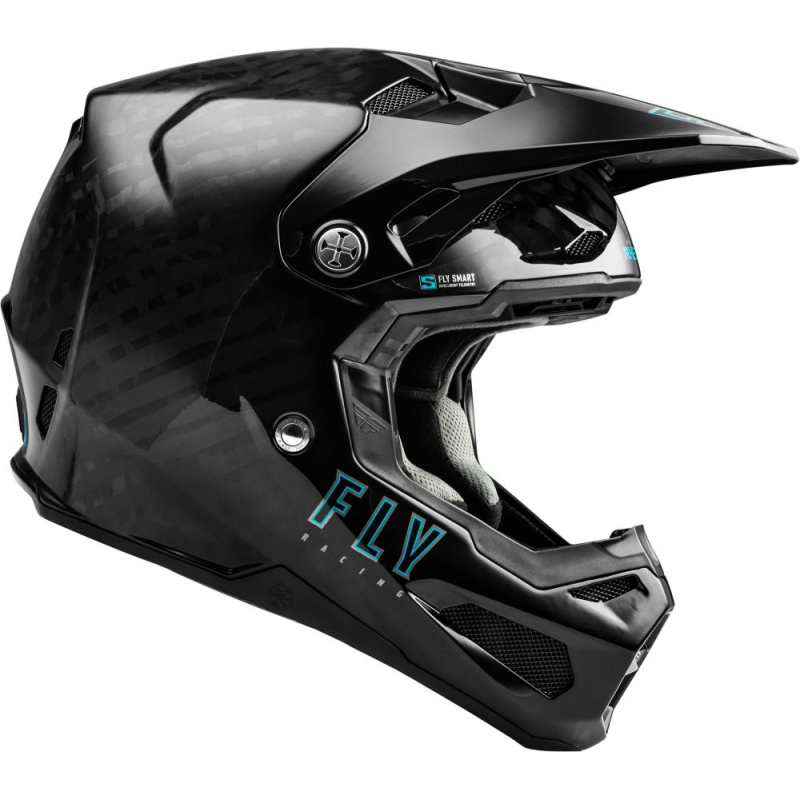 CASQUE CROSS FLY FORMULA S CARBON SOLID NOIR Casque moto cross