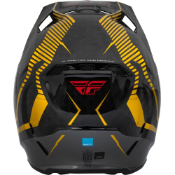 CASQUE FLY FORMULA CARBONE TRACER GOLD/NOIR Casque moto cross