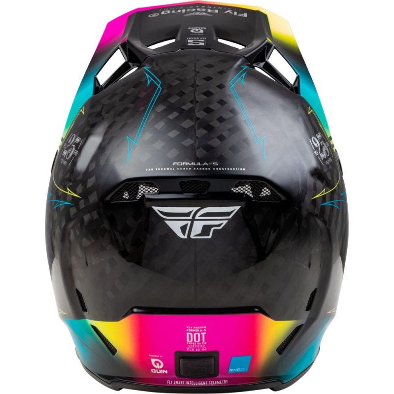 CASQUE CROSS FLY FORMULA S CARBON LEGACY NOIR/BLEU ELECTRIQUE/FUSCHIA Casque moto cross