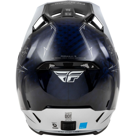 CASQUE CROSS FLY FORMULA S CARBON LEGACY BLEU CARBONE/GRIS Casque moto cross