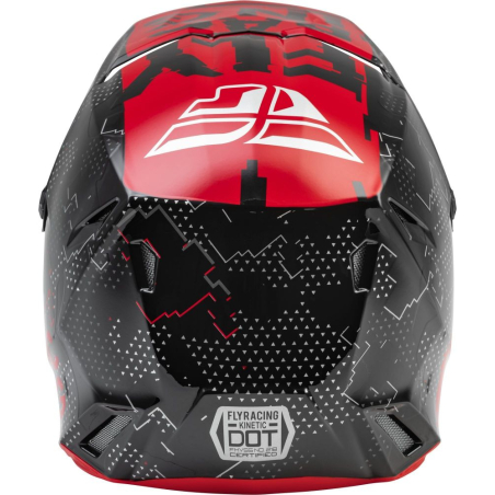 CASQUE FLY KINETIC SCAN NOIR/ROUGE Casque cross enfant