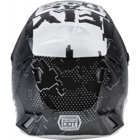 CASQUE FLY KINETIC SCAN NOIR/BLANC Casque cross enfant