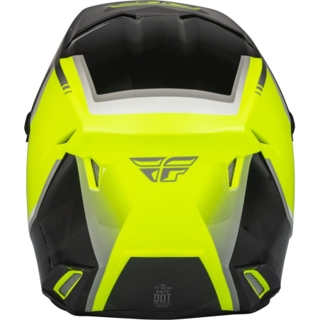 CASQUE FLY KINETIC VISION JAUNE FLUO/NOIR Casque moto cross