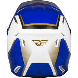 CASQUE FLY KINETIC VISION BLANC/BLEU Casque moto cross