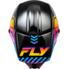 CASQUE CROSS FLY KINETIC MENACE NOIR/SUNRISE Casque moto cross