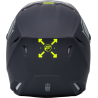 CASQUE CROSS FLY KINETIC MENACE GRIS MAT/JAUNE FLUO Casque moto cross