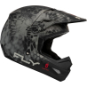 CASQUE CROSS FLY KINETIC S.E. KRYPTEK GRIS/NOIR MAT Casque moto cross