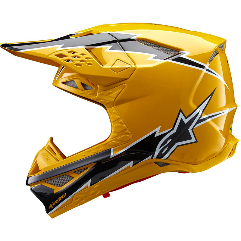 CASQUE MOTO CROSS ALPINESTARS CARBONE SUPERTECH M10 AMPRESS