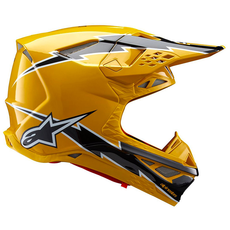 CASQUE MOTO CROSS ALPINESTARS CARBONE SUPERTECH M10 AMPRESS