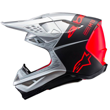 CASQUE CROSS ALPINESTARS CARBONE SUPERTECH M10 FLOOD