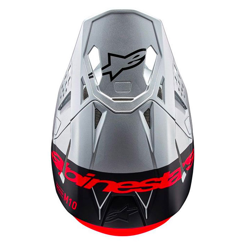 CASQUE CROSS ALPINESTARS CARBONE SUPERTECH M10 FLOOD