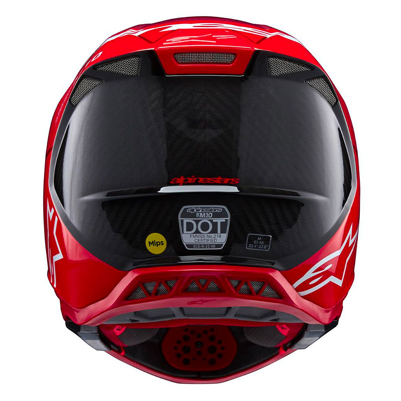 CASQUE CROSS ALPINESTARS CARBONE SUPERTECH M10 FLOOD