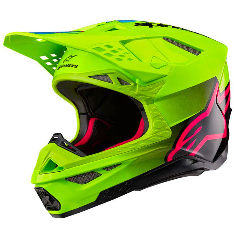 CASQUE MOTO CROSS ALPINESTARS CARBONE SM10 UNITE