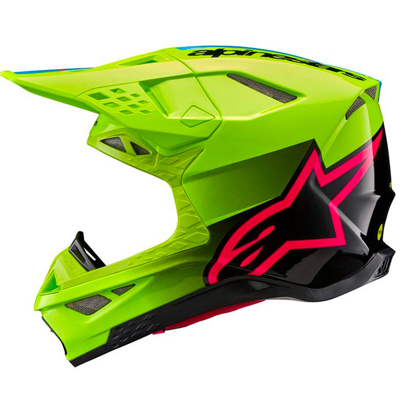 CASQUE MOTO CROSS ALPINESTARS CARBONE SM10 UNITE