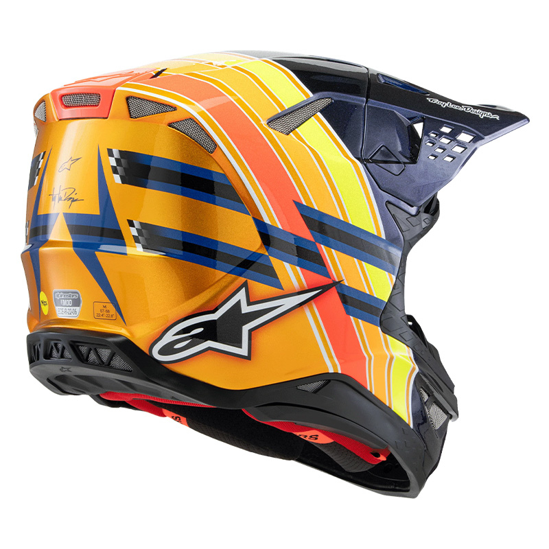 CASQUE MOTOCROSS ALPINESTARS CARBONE SM 10 TLD 25